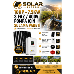 7,5 KW-10 HP TRİFAZE TARIMSAL SULAMA PAKETİ