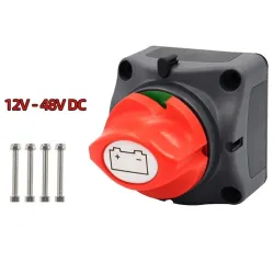 AKÜ DEVRE KESİCİ ŞALTERİ 275A 2P 12-48V ON-OFF 275 AMPER)