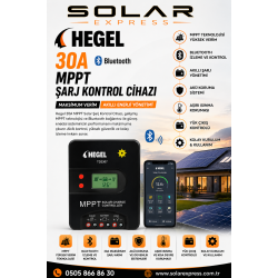 Hegel Şarj Kontrol Cihazları 30A 12-24V MPPT – TD2307BT BLUETOOTH ÖZELLİKLİ