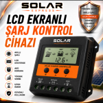 LCD Ekranlı Şarj Kontrol Cihazı