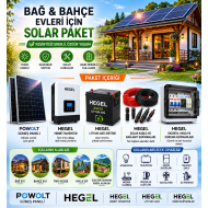 1 KW BAĞ-BAHÇE-HOBİ EVİ GÜNEŞ ENERJİ SİSTEMİ