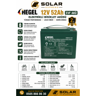 HEGEL 12V 52Ah Elektrikli Bisiklet - Sandalye Aküsü
