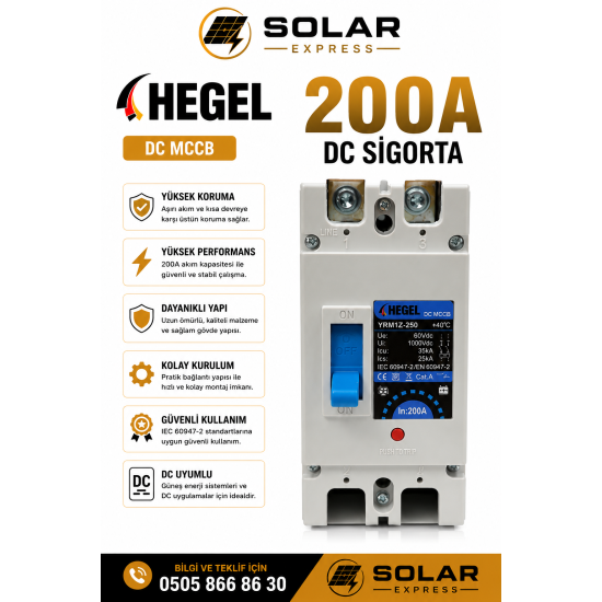 HEGEL 200A DC SİGORTA