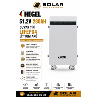 HEGEL 280AH 14.3KWH 51.2V DUVAR TİPİ LİFEPO4 LİTYUM AKÜ