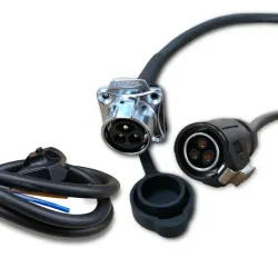  Kamp- Karavan Dış Elektrik Besleme Soketi - Dişi/ Erkek Set