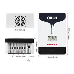 HEGEL 60A MPPT SOLAR ŞARJ KONTROL CİHAZI