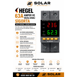 HEGEL 63 AMPER VE VOLTAJ AYARLI SİGORTA