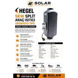 HEGEL ARAÇ ISITICI SPLİT WEBASTO 5KW