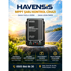 Havensis 24 Amper 12/24 Volt Solar Giriş BOOTS – 36/48/60/72 Volt Akü Şarj Cihazı