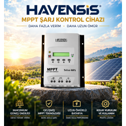 Havensis 40 Amper 12/24 Volt MPPT Şarj Kontrol Cihazı