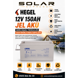 Hegel Jel Akü 12V 150Ah – HG12-150