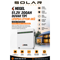 Hegel LiFePO4 Akü 51,2V 200Ah Duvar Tipi – ES-BOX12 PLUS