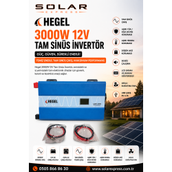 HEGEL TAM SİNÜS İNVERTÖR 3000W 12V