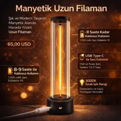 Masa Lambası Flamanlı 3000 K 2000 Mah