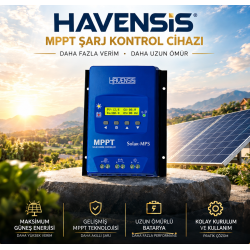 Havensis 30 Amper 12/24 Volt MPPT Özellikli Şarj Kontrol Cihazı