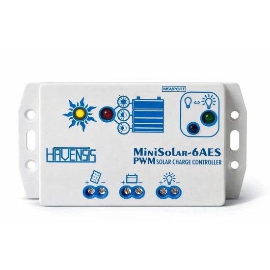 Havensis MiniSolar- 6AES 12V 6A PWM Sarj Kontrol Cihazı