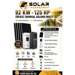92 KW-125 HP TRİFAZE TARIMSAL SULAMA PAKETİ