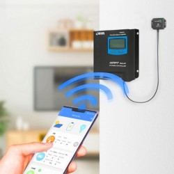 HEGEL 30A 12-24V MPPT SOLAR ŞARJ KONTROL CİHAZI WİFİ BAGLANTILI