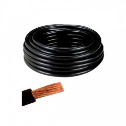 AKÜ BAĞLANTI KAYNAK KABLOSU 25MM SİYAH 1 METRE